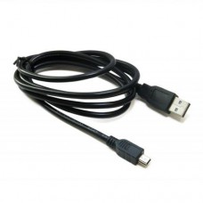 Кабель USB 2.0 AM - miniUSB (5P), 1.5 м, черный, Extradigital (KBU1628)