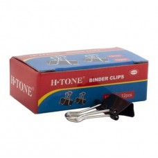 Биндеры H-Tone черный, 15 мм, 12 шт, скрепляют до 40 листов (80 г/м?) (JJ40316-15)