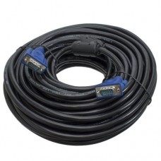 Кабель VGA (M) - VGA (M), 20 м, черный, Patron (PN-VGA-VGA-20М)