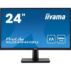 Монитор 23.8' Iiyama ProLite XU2494HSU-B1, черный, WLED, VA, 1920x1080 (16:9), 3 мс, 75 Гц, 250 кд/м?, 3000:1, 178°/178°,