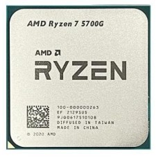 Процессор AMD (AM4) Ryzen 7 5700G, Tray, 8x3.8 ГГц (Turbo Boost 4.6 ГГц), Radeon Graphics, L3 16Мб, Cezanne (Zen 3), 7 нм, TDP 65