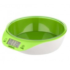 Весы кухонные Ardesto SCK-900BGR макс. вес 5 кг, белый/зелёный