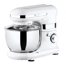 Планетарный миксер Ardesto KSTM-8040 800Вт, 6 скор. +турбо, венчик, гачок, А-образ. насадка, белый