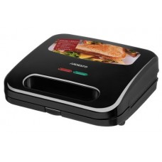 Бутербродница Ardesto SM-H110BSN, черный, 700Вт, тип пластин: треугольные сендвичи 4шт, антипригарное покрытие, индикатор
