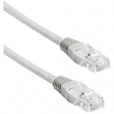 Патч-корд 20 м, UTP, Grey, Tecro, Cat.5e, CCA, PVC (UTP-RJ45-2000)