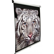 Екран настінний Elite Screens, 135', 16:9, 294х165 см, с механизмом возврата, матове біле полотно, укріплене скловолокном, 22 кг