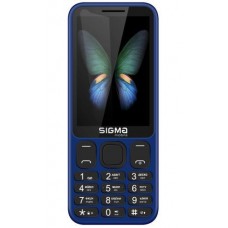 Мобильный телефон Sigma mobile X-style 351 Lider, синий, 2 Micro-SIM + Nano-SIM, дисплей 3.5' цветной (320x480), моноблок,