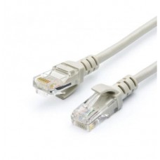 Патч-корд 7.5 м, UTP, Grey, ATcom, Cat.5e, CCA, PVC (9165)