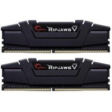 Память 16Gb x 2 (32Gb Kit) DDR4, 3600 MHz, G.Skill Ripjaws V, черный, 16-19-19-39, 1.35V, с радиатором (F4-3600C16D-32GVKC)