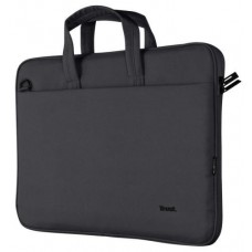 Сумка 16' Trust Bologna Slim, черный, полиэстр, 41 x 29 x 2 см (24447) Сумка 16' Trust Bologna Slim, черный, полиэстр, 41 x 29 x 2 см (24447)