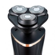 Электробритва Новий Харків НХ-8526 Фаворит S черный, 6W, роторная, сухое бритье, 3 плавающие головки для бритья, двойные плавающие