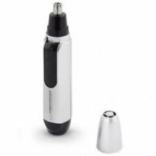 Триммер Esperanza EBG004S Spike, серебристый/черный, для носа и ушей, 1 насадка, питание от батарейки, щёточка