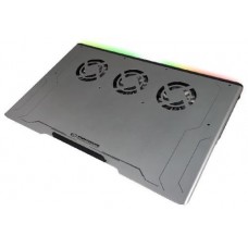 Подставка для ноутбука до 17' Esperanza 'Boreas', Grey, 3x8 см вентиляторы (20-26 dB, 2200-2500 rpm), 8 режимов RGB подсветки,