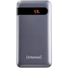 Универсальная мобильная батарея 20000 mAh, Intenso PD20000, Grey, 1xUSB, 1xUSB Type-C, PD, QC 3.0, LED процентный дисплей