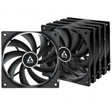 Вентилятор 120 мм, Arctic F12, черный, 5 шт, 120х120х25 мм, 1350 об/мин, 3-pin, гидравлический подшипник (ACFAN00248A)