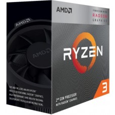 Процессор AMD (AM4) Ryzen 3 3200G, Box, 4x3.6 ГГц (Turbo Boost 4.0 ГГц), Radeon Vega 8, L3 4Мб, Picasso (Zen+), 12 нм, TDP 65 Вт
