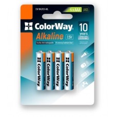 Батарейка AAA (LR03), щелочная, СolorWay Alkaline Power, 4 шт, 1.5V, Blister (CW-BALR03-4BL)