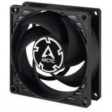 Вентилятор 80 мм, Arctic P8 Silent, черный, 80х80х25 мм, 1600 об/мин, 3-pin, гидравлический подшипник (ACFAN00152A)