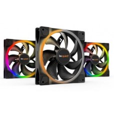 Вентилятор 140 мм, be quiet! Light Wings 3x140 мм PWM Triple Pack, черный, 140х140х25 мм, PWM, 400-1500 об/мин, 31-40 дБ(А),