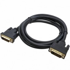 Кабель DVI-D (M) - DVI-D (M), 1.8 м, черный, Patron, 24/24 (PN-DVI-DVI-18)