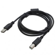 Кабель USB 2.0 AM - USB BM, 1.8 м, черный, Patron, ферритовый фильтр (PN-AMBM-18F)