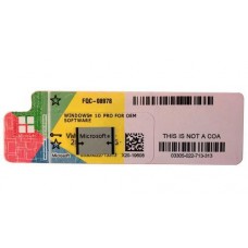 Microsoft Windows 10 Professional 64-bit Ukrainian 1 ПК (FQC-08978) наклейка