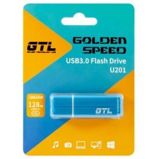 Флеш накопитель USB 128Gb GTL U201, синий, USB 3.0, до 70/15 МБ/с (GTL-U201-128)