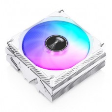 Кулер для процессора Jonsbo HX4170D, белый, алюминий/медь, 1x92 мм RGB, PWM, для Intel 115x/1200/1700, AMD AMx/FMx