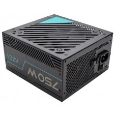 Блок питания 750 Вт, AZZA, черный, модульный, 80+ золотистый, 12 см, 3xMolex / 6xSATA / 4x6+2-pin / 1x20+4-pin / 2x4+4-pin, защита