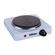 Электроплита Hilton HEC-152, белый, 1500W, 1 комфорка, поворотные переключатели
