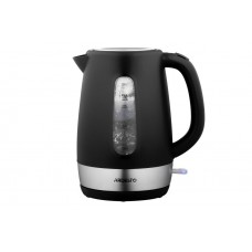Электрочайник Ardesto EKL-F19B, черный, 2200W, 1.7 л, дисковый, пластиковый корпус, индикатор уровня воды, подсветка, Электрочайник Ardesto EKL-F19B, черный, 2200W, 1.7 л, дисковый, пластиковый корпус, индикатор уровня воды, подсветка,