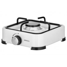 Настольная плита Ardesto GTC-NS1011W, белый, поворотные переключатели, 1 конфорка, эмалированная сталь, 11x29x23 см