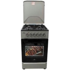 Плита комбинированная Castle CPG-50B, черный/Grey, поворотные переключатели, 4 газовые конфорки, автоподжиг интегрированный,