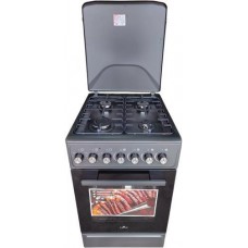 Плита комбинированная Castle CPG-50H, графитовый, поворотные переключатели, 4 газовые конфорки, автоподжиг интегрированный,