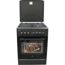 Плита комбинированная Castle CPG-60H, графитовый, поворотные переключатели, 4 газовые конфорки, автоподжиг интегрированный,