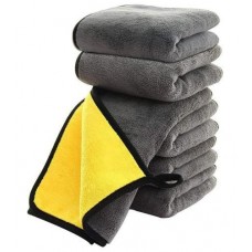 Автополотенце ColorWay, Grey/желтый, двухслойная микрофибра, 50x60 см, плотность 800 г/м? (CW-5608) Автополотенце ColorWay, Grey/желтый, двухслойная микрофибра, 50x60 см, плотность 800 г/м? (CW-5608)