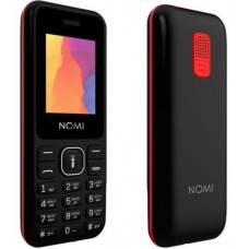 Мобильный телефон Nomi i1880 Red+черный, 2 Sim, 1.77' (128x160) TN, microSD, BT, MP3, Li-Ion 600mAh