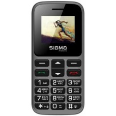 Мобильный телефон Sigma mobile Comfort 50 HIT2020 Grey 'бабушкофон', Dual Sim, дисплей 1.77' цветной (128x160), моноблок, MTK6261,