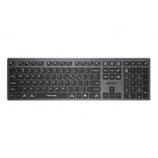 Клавиатура беспроводная A4tech FBX50C Grey, bloetooth/2.4 ГГц, Fstyler Compact Size keyboard, USB, 300 мАч