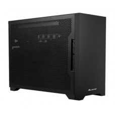 Корпус ALmordor Sharky 170I ITX черный, без БП, Mini Tower SFF, для Mini ITX, 1xUSB 3.0, 1xType-C, макс. CPU - 70 мм / VGA - 330
