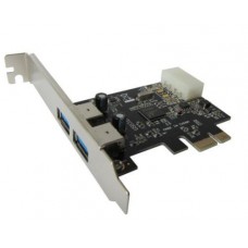 Плата расширения Dynamode PCI-E x1, 2xUSB 3.0, чип NECPD720200, питание Molex (USB30-PCIE-2) Плата расширения Dynamode PCI-E x1, 2xUSB 3.0, чип NECPD720200, питание Molex (USB30-PCIE-2)