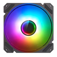 Вентилятор 120 мм, GameMax Rainbow Force C9 'Infinity', черный, 120х120х25 мм, ARGB подсветка, 1200 об/мин, 28.8 дБ, 3-pin/Molex /