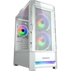 Корпус Cougar Duoface RGB белый, без БП, EATX / ATX / Micro ATX / Mini ITX, USB 3.0 x2, USB 2.0 x1, RGB подсветка, 2x140 ARGB,