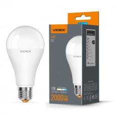 Лампа светодиодная E27, 20 Вт, 4100K, A65, Videx, 2000 Лм, 220V (VL-A65e-20274)