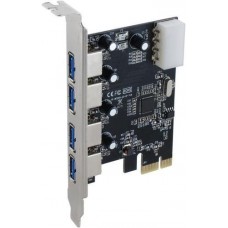 Плата расширения Dynamode PCI-E x1, 4xUSB 3.0, чип NEC720201, питание Molex (USB3.0-4-PCIE) Плата расширения Dynamode PCI-E x1, 4xUSB 3.0, чип NEC720201, питание Molex (USB3.0-4-PCIE)