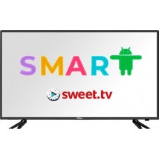 Телевизор 42' Hilton 42SF1 LED, Full HD, 1920х1080, 60 Гц, Smart TV, Android 13.0, DVB-T2/С, 3xHDMI, 2xUSB, VESA 200x100