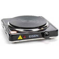 Настольная плита Eisen EHP-158B, черный, 1500 Вт, электрическая, чугун, механическое управление, диаметр поверхности нагрева 18,5