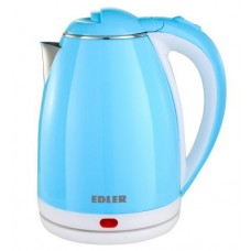 Электрочайник Edler EK8055, синий, 1500W, 1.8 л, дисковый, пластиковый внешний корпус, световой индикатор, защита от перегрева, Электрочайник Edler EK8055, синий, 1500W, 1.8 л, дисковый, пластиковый внешний корпус, световой индикатор, защита от перегрева,