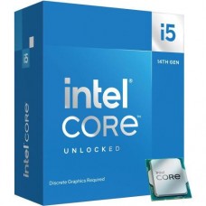 Процессор Intel Core i5 (LGA1700) i5-14600KF, Box, 14x3.5 ГГц (Turbo Boost 5.3 ГГц, 20 потоков), L3 24Мб, Raptor Lake, 10 нм, TDP