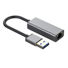 Сетевой адаптер USB 3.0 - Gigabit Ethernet, Dynamode, Grey, 13 см, чипсет RTL8153 (DM-AD-GLAN)